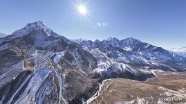Горы Ама-Даблам, Маланфулан и Кангтега Горы Ама-Даблам, Маланфулан и Кангтега