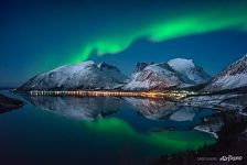 Северное сияние в Норвегии Северное сияние в Норвегии