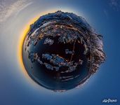 Свольвер на закате. Планета Свольвер на закате. Планета