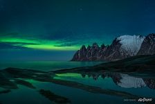 Северное сияние в Норвегии Северное сияние в Норвегии