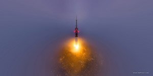 Запуск ракеты Союз-AirPano в космос №2 Запуск ракеты Союз-AirPano в космос №2